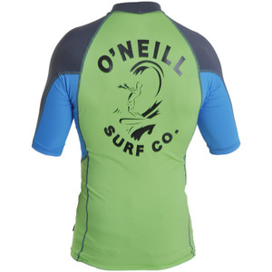 O'Neill Skins Graphic manches courtes Rash Vest GRAPHITE / SKY / JOUR GLO 4950SA